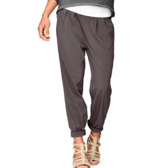 Athleta Easy Peazy Snap Jogger Ankle Pants - Picture 1 of 13